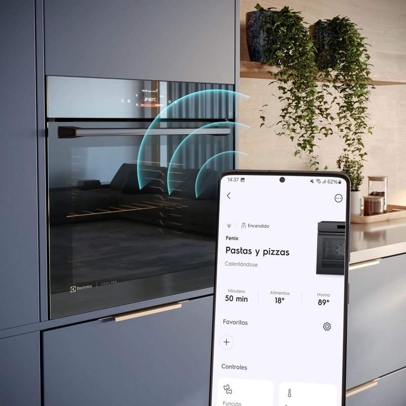 HORNO ELECTRICO EMPOTRABLE 80L FUNCION FREIDORA AIRE Y WI-FI - 2
