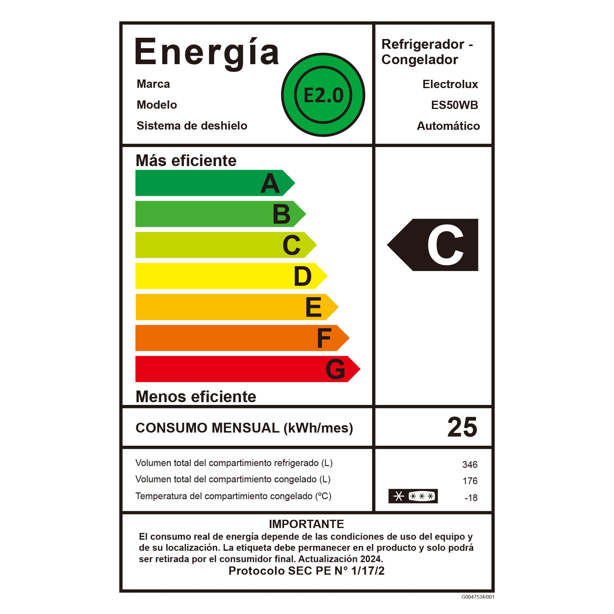 REFRIGERADOR 526L NO FROST SIDE BY SIDE INVERTER ES50WB BLACK - 6