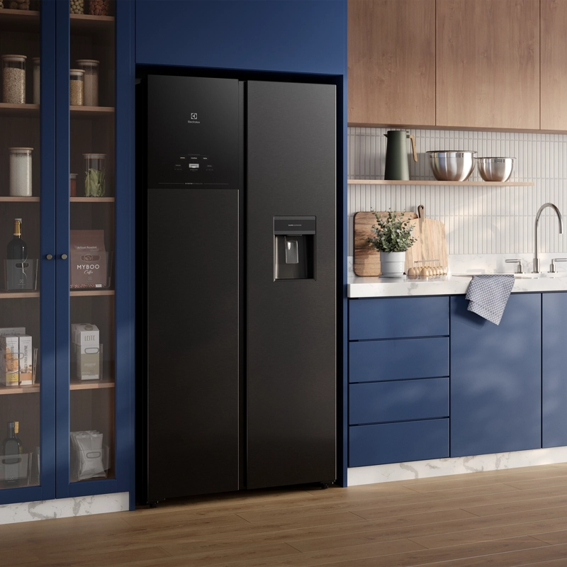 REFRIGERADOR 436L NO FROST SIDE BY SIDE INVERTER ES40WB BLACK - 11