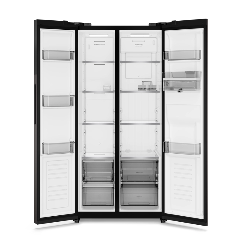 REFRIGERADOR 436L NO FROST SIDE BY SIDE INVERTER ES40WB BLACK - 4