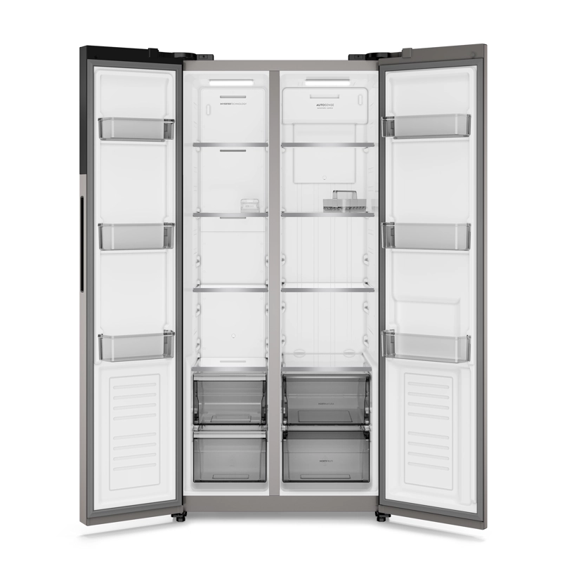REFRIGERADOR 440L NO FROST SIDE BY SIDE INVERTER ES40S INOX - 4