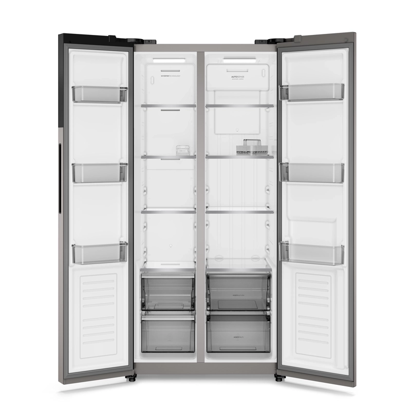 REFRIGERADOR 440L NO FROST SIDE BY SIDE INVERTER ES40S INOX - 4
