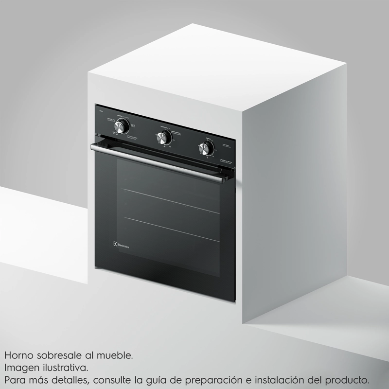 HORNO EMPOTRABLE ELECTRICO ELECTROLUX 80L EFFICIENT CON PERFECTCOOK OE8EL - 5