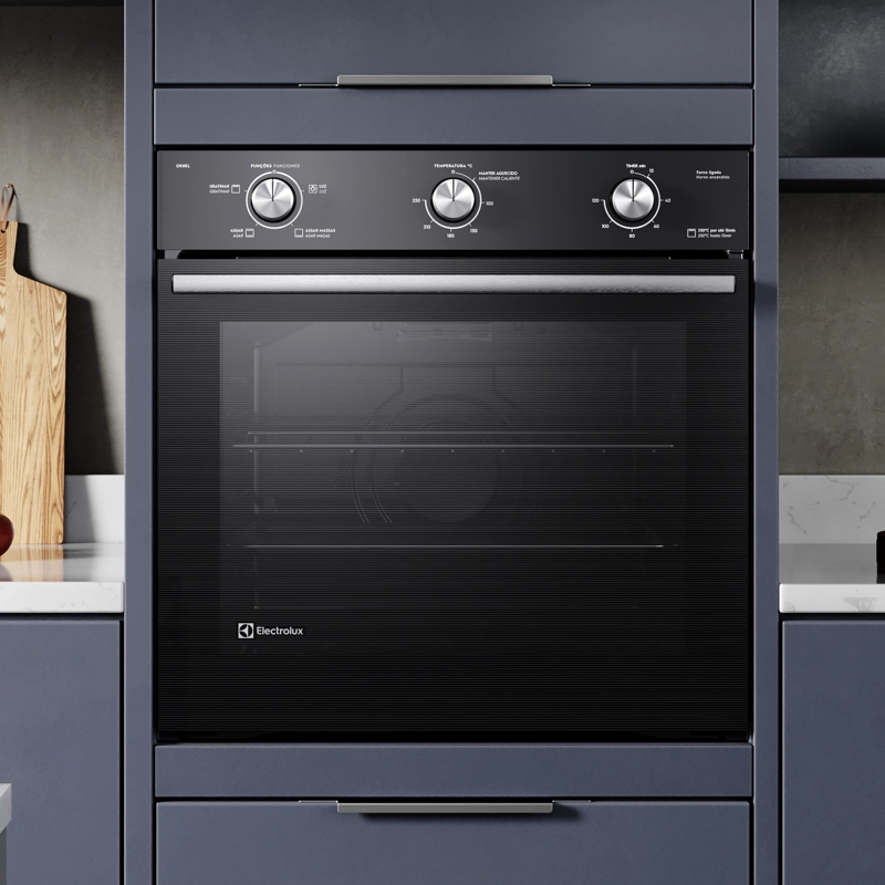 HORNO EMPOTRABLE ELECTRICO ELECTROLUX 80L EFFICIENT CON PERFECTCOOK OE8EL - 9