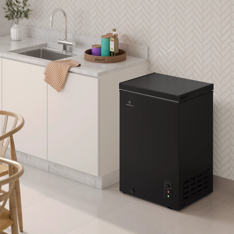 CONGELADOR FREEZER HORIZONTAL DUAL 97L FRIO DIRECTO H100B NEGRO - 10