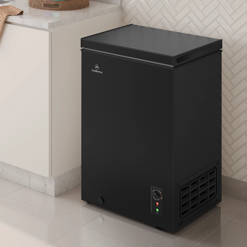 CONGELADOR FREEZER HORIZONTAL DUAL 97L FRIO DIRECTO H100B NEGRO - 9