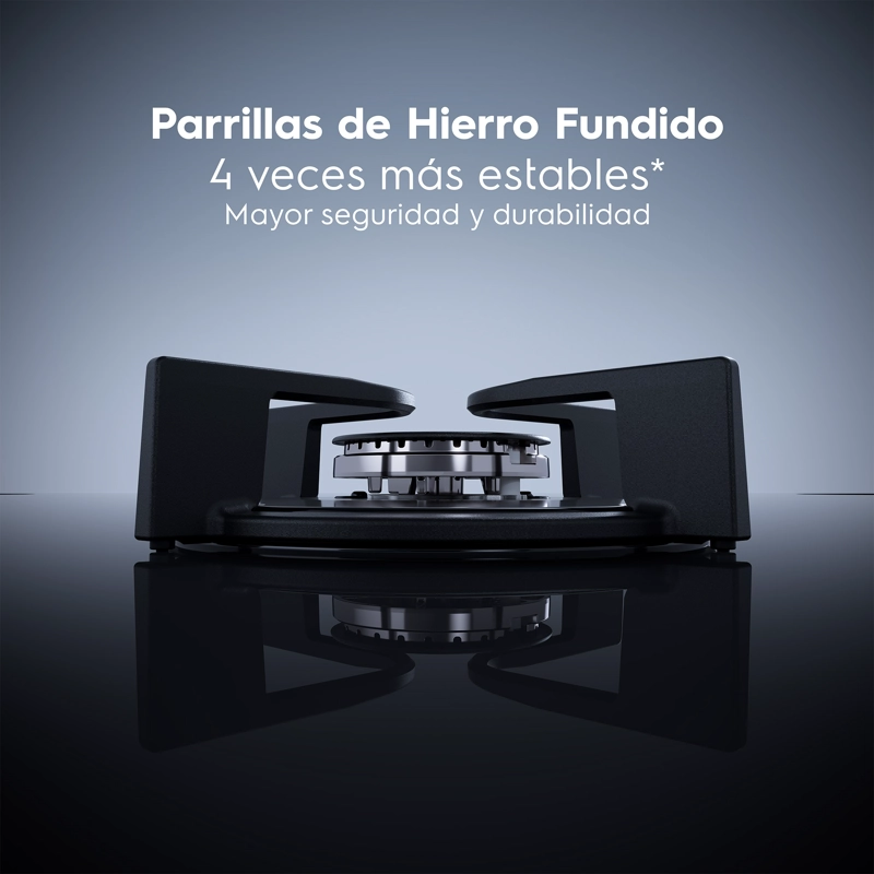 ENCIMERA A GAS 5 PLATOS EXPERIENCE MULTI LLAMA KE5GC - 12