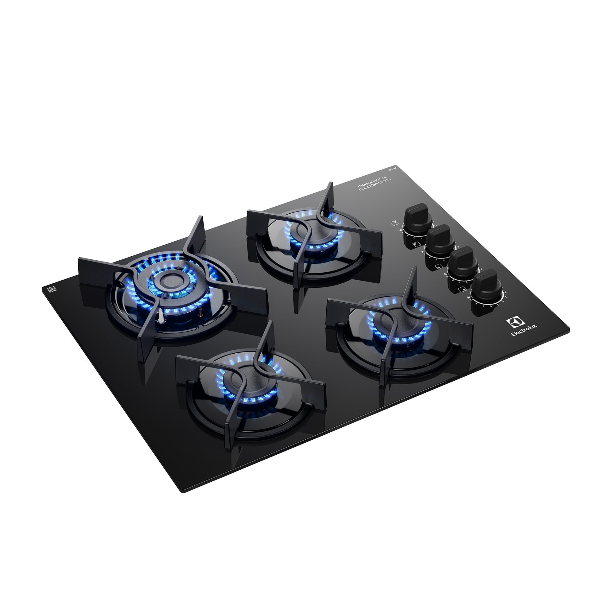 ENCIMERA A GAS 4 PLATOS EXPERIENCE TRIPLE LLAMA KE4GC - 11