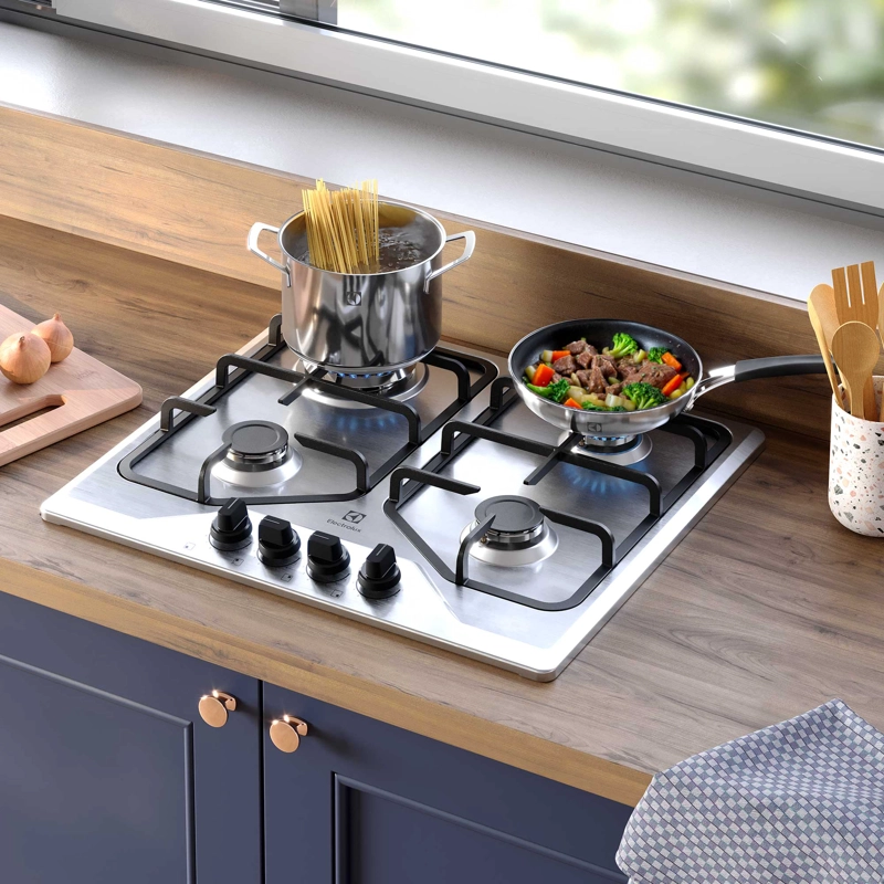 ENCIMERA A GAS 4 PLATOS EXPERIENCE MULTI LLAMA KE4XC INOX - 3