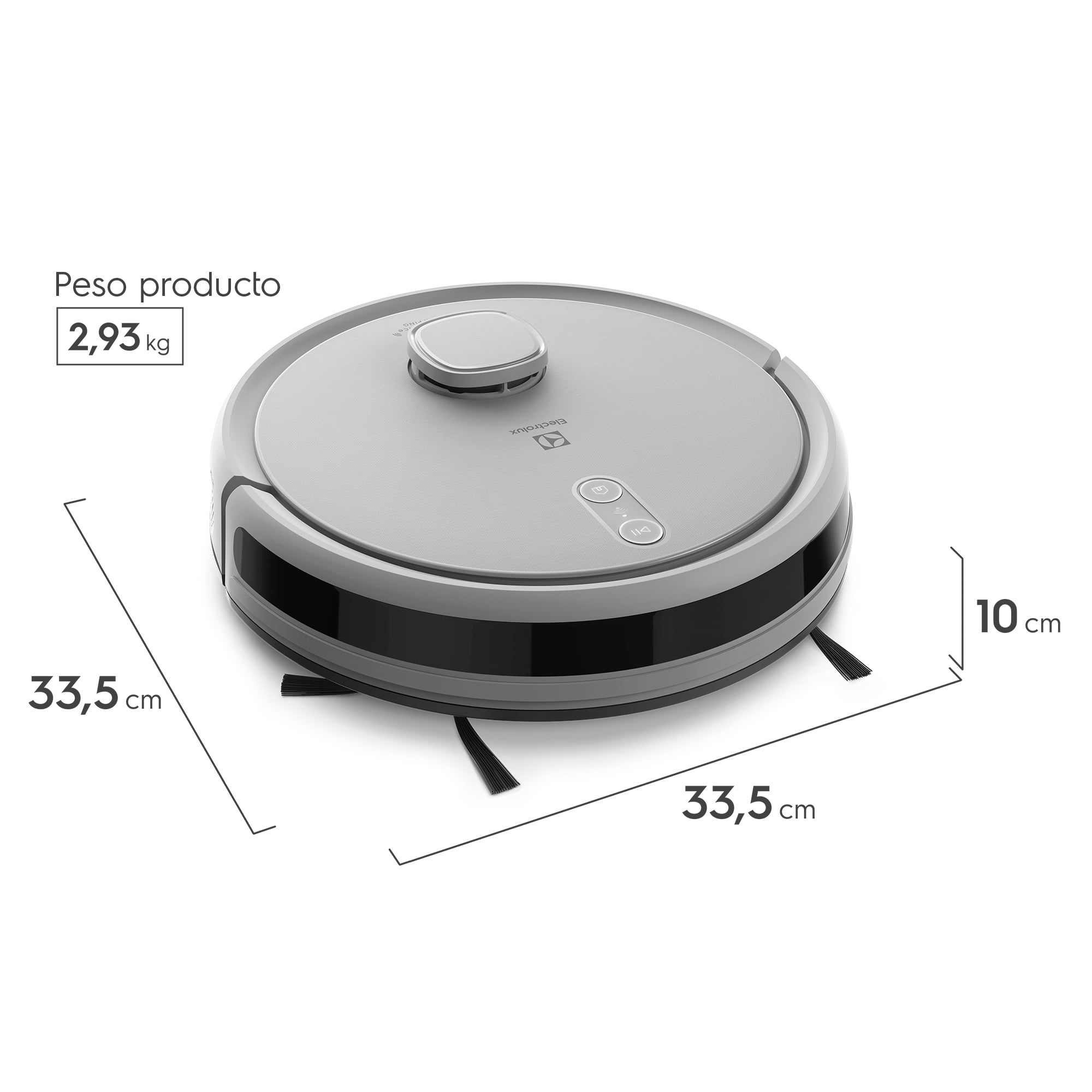 ASPIRADORA ROBOT 4 EN 1 WI-FI MAPEO INTELIGENTE ERB62 - 3