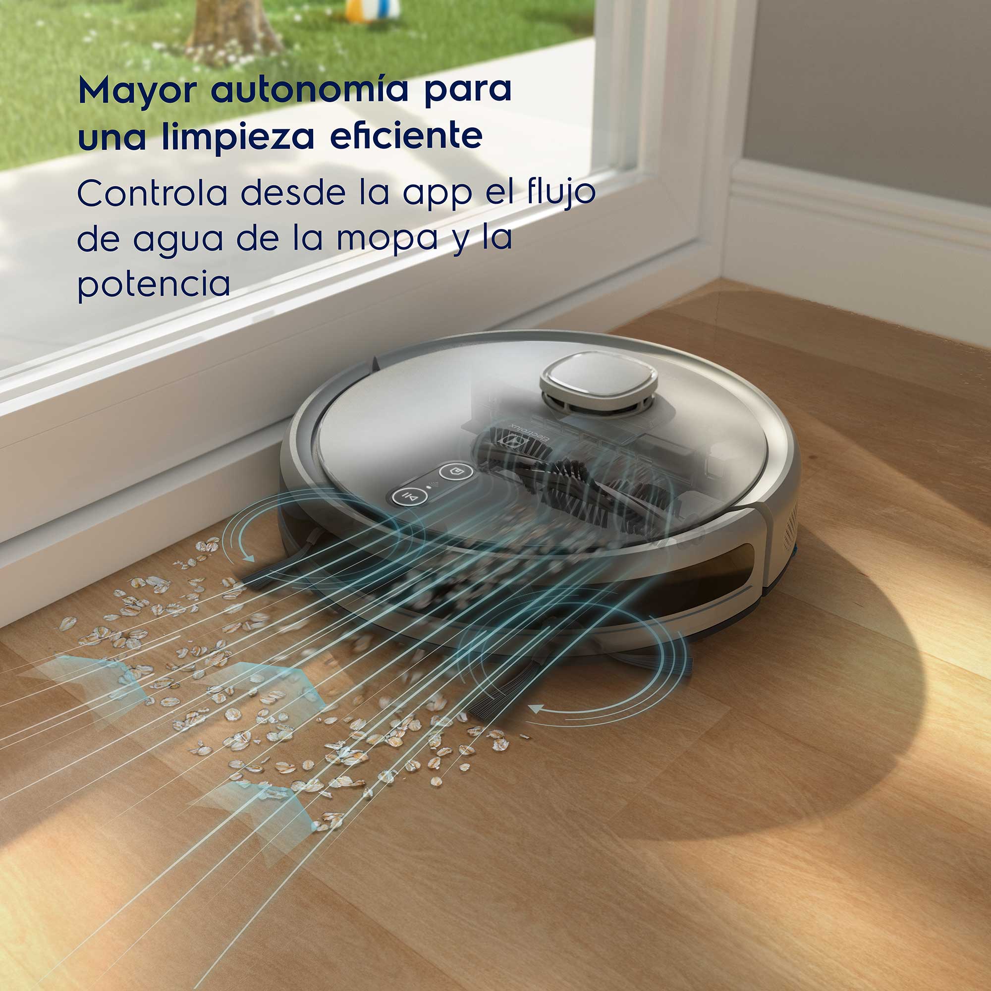ASPIRADORA ROBOT 4 EN 1 WI-FI MAPEO INTELIGENTE ERB62 - 7