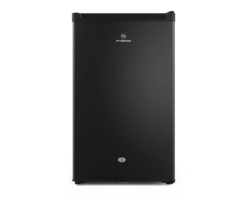 FRIGOBAR 120L FRIO DIRECTO CON LLAVE Y LUZ LED MMB120B NEGRO - 1