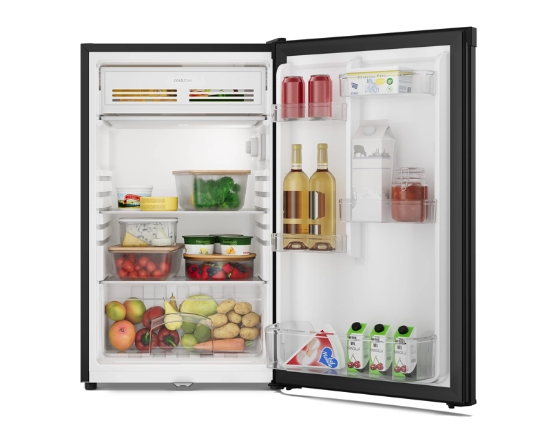 FRIGOBAR 120L FRIO DIRECTO CON LLAVE Y LUZ LED MMB120B NEGRO - 8