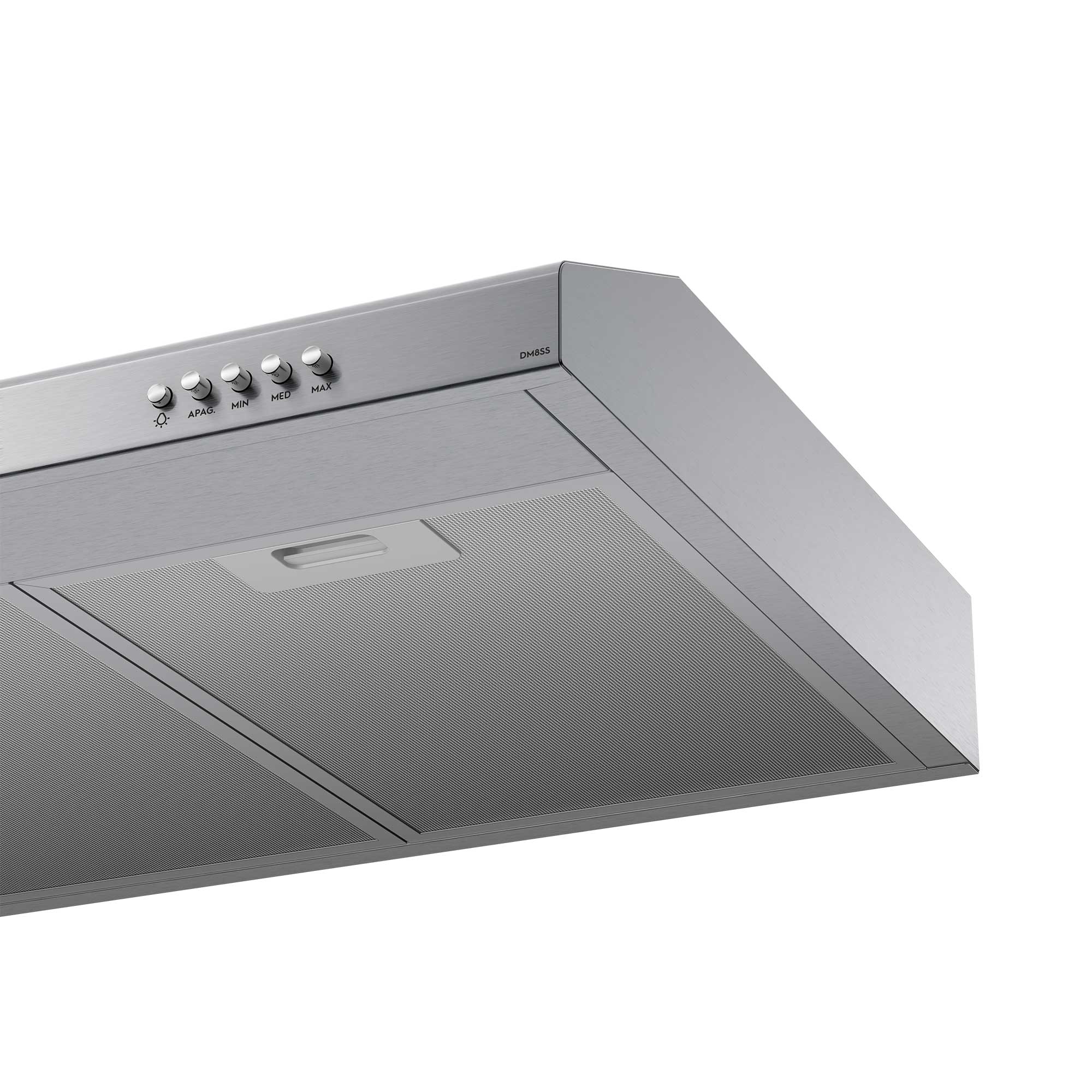 CAMPANA DE COCINA EXTRACTORA 80CM GRAN PODER SUCCION DM8SS - 6