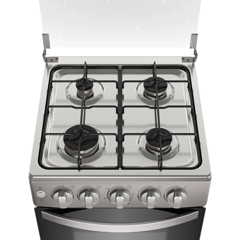 COCINA A GAS 4 PLATOS LIMPIAFACIL Y PARRILLAS ALAMBRON FM4ES - 7