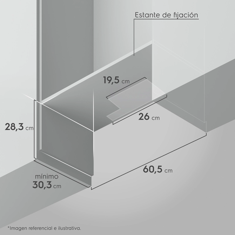 CAMPANA COCINA EXTRACTORA RETRACTIL 60CM LUZ LED DE6RI NEGRA - 3