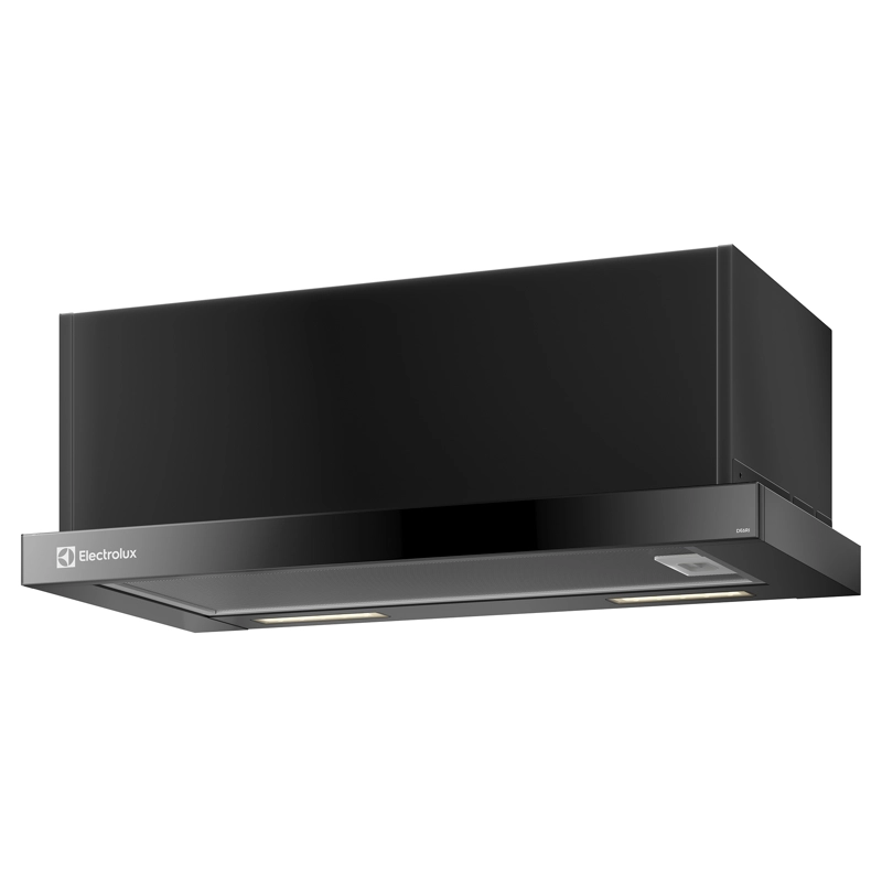 CAMPANA COCINA EXTRACTORA RETRACTIL 60CM LUZ LED DE6RI NEGRA - 7