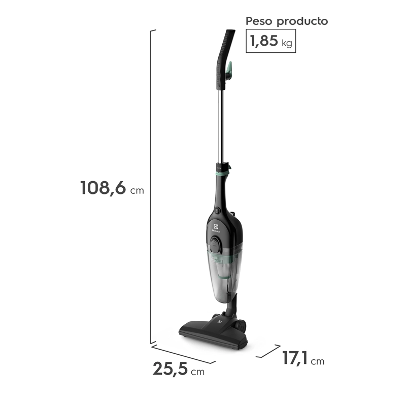 ASPIRADORA VERTICAL CON CABLE 700W CON FILTRO HEPA STK12 - 2