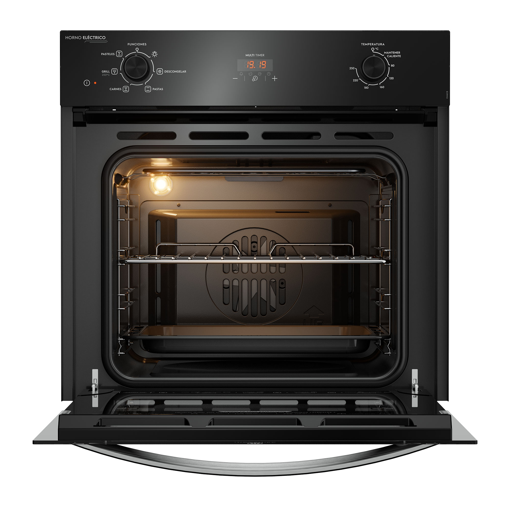 HORNO EMPOTRABLE ELE CTRICO 59L CONVECTOR Y TEMPORIZADOR OM6CB - 9
