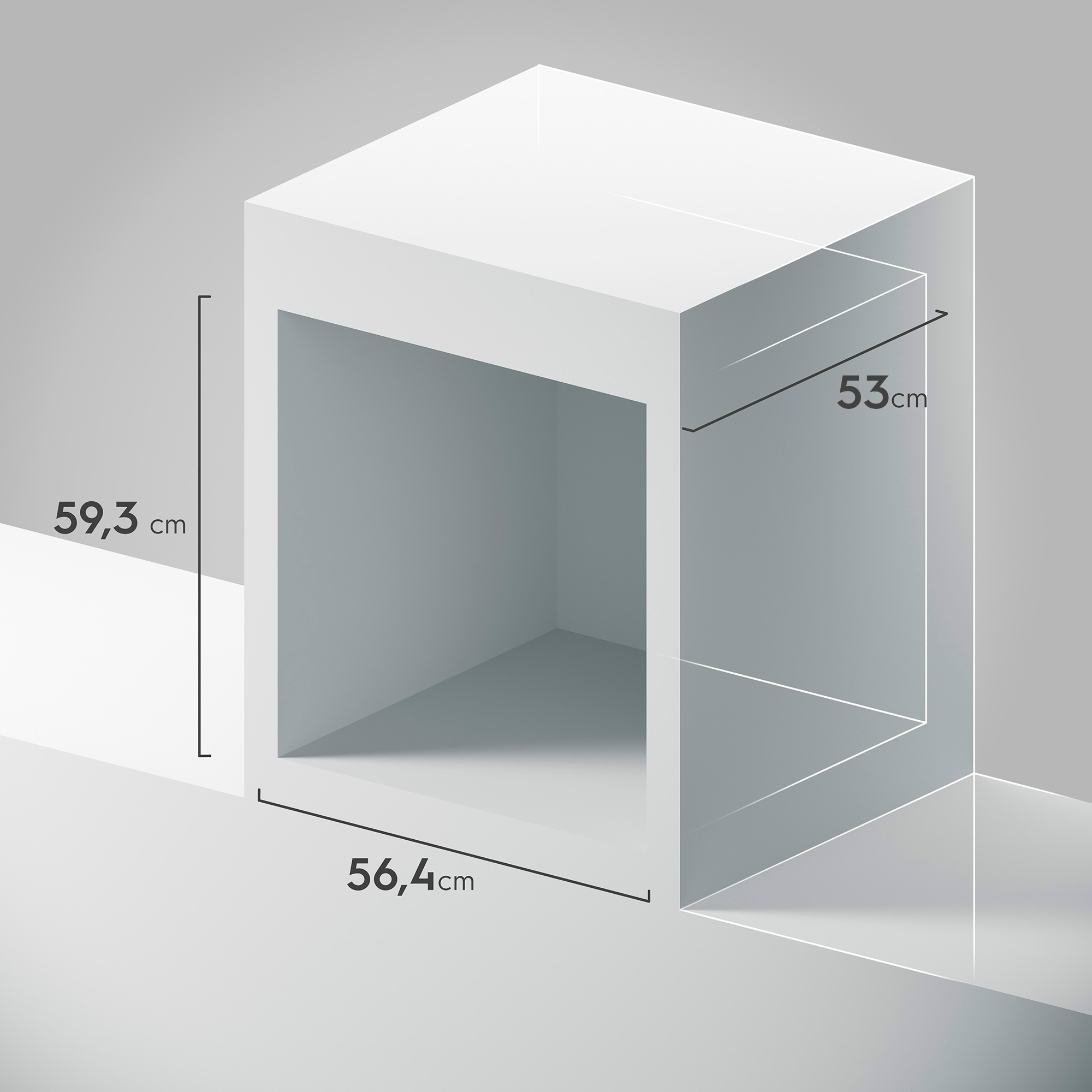 HORNO EMPOTRABLE ELE CTRICO 59L TEMPORIZADOR Y LIMPIA FACIL OM6TB - 8