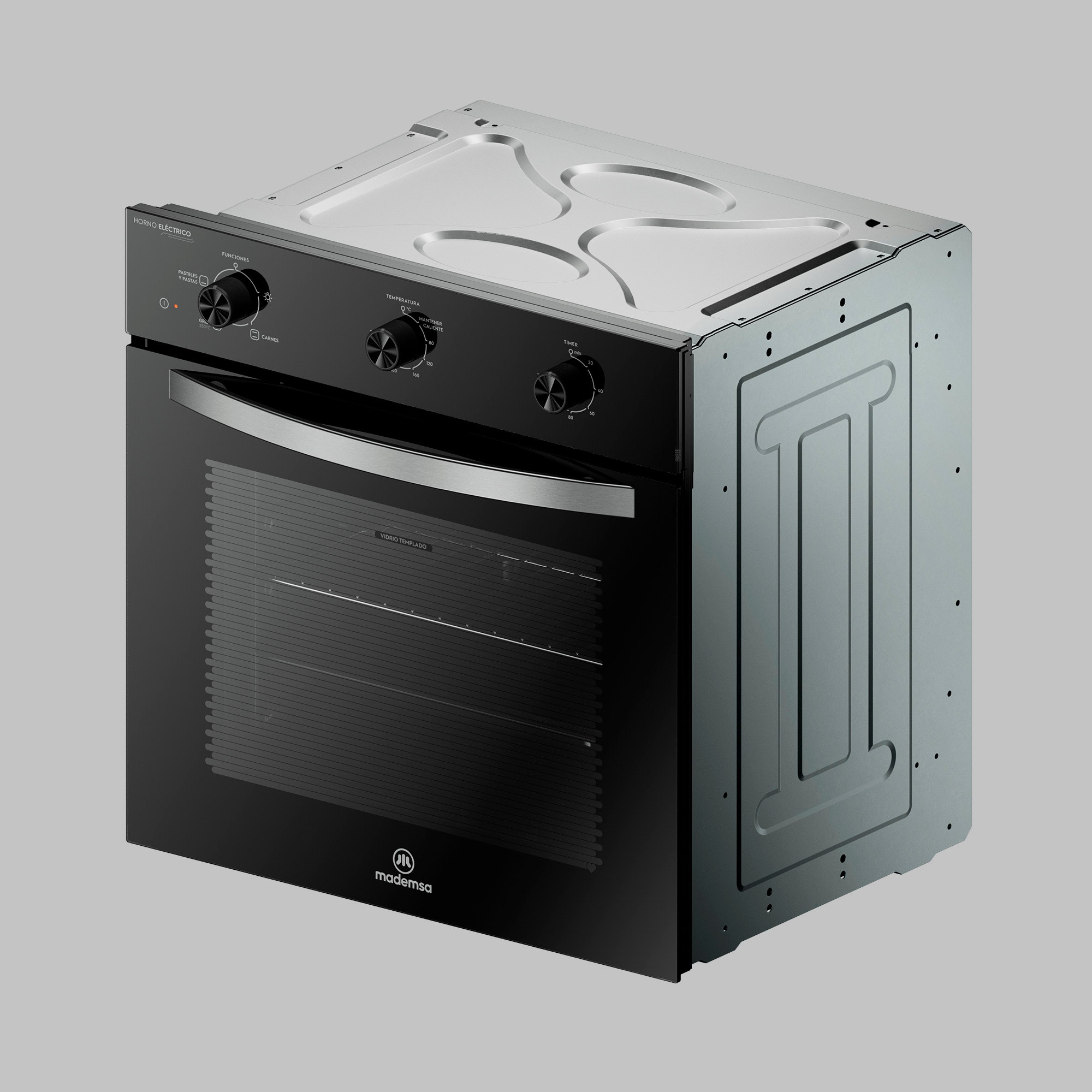 HORNO EMPOTRABLE ELE CTRICO 59L TEMPORIZADOR Y LIMPIA FACIL OM6TB - 10