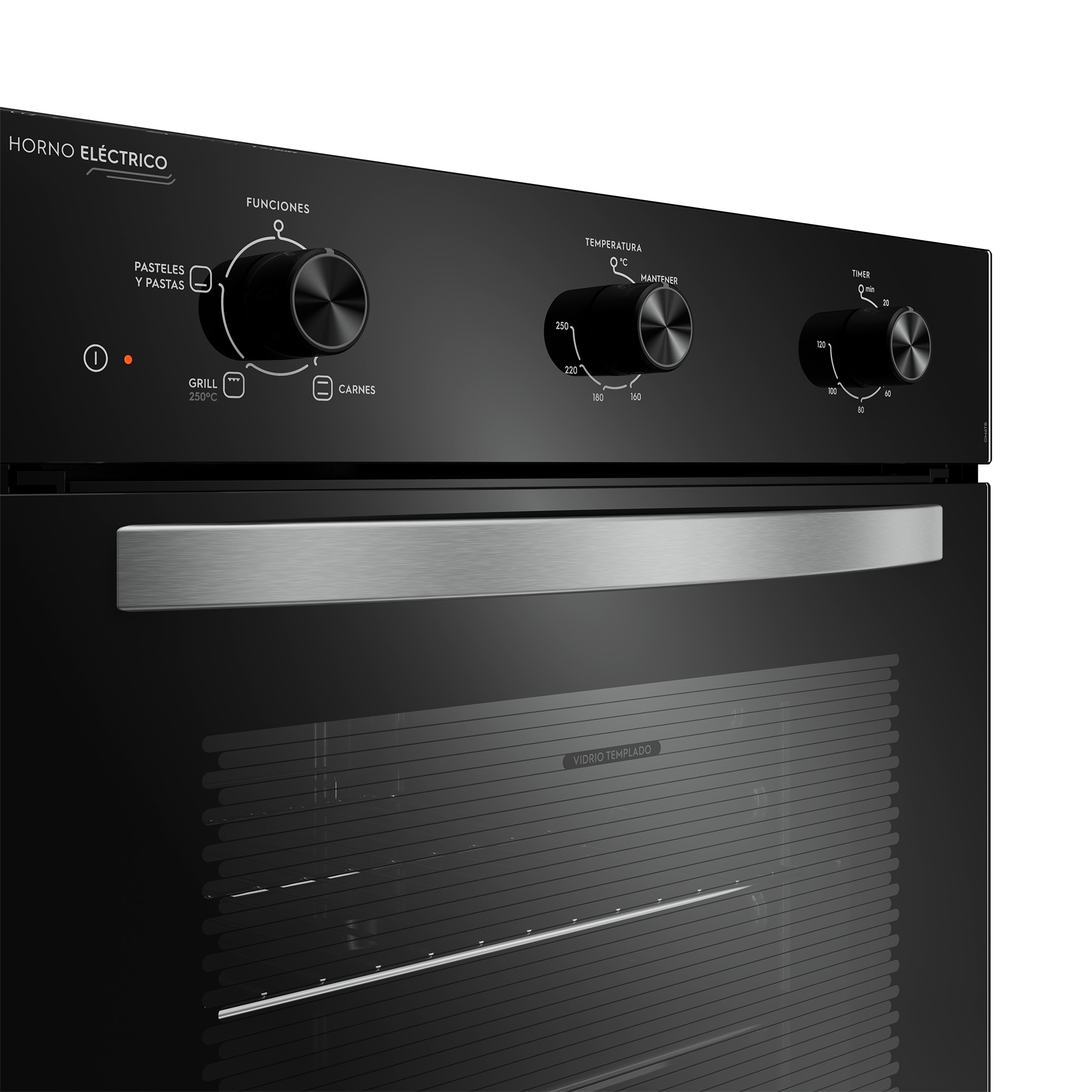 HORNO EMPOTRABLE ELE CTRICO 59L TEMPORIZADOR Y LIMPIA FACIL OM6TB - 12