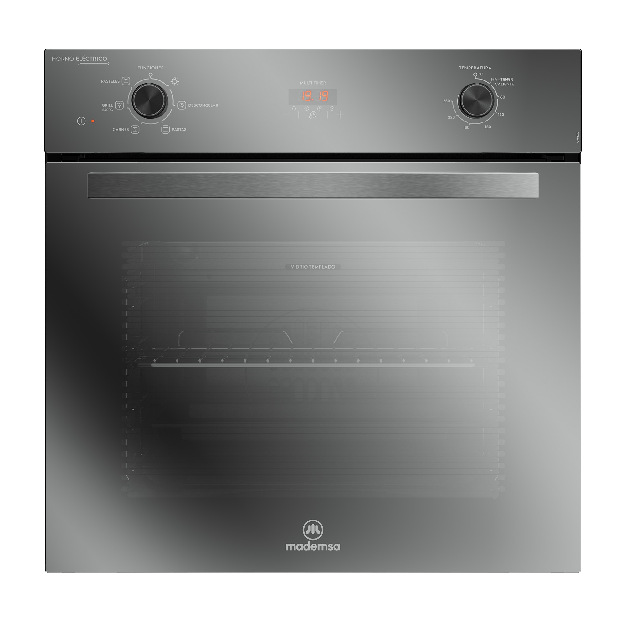 HORNO EMPOTRABLE ELE CTRICO 59L CONVECTOR Y TEMPORIZADOR OM6CX