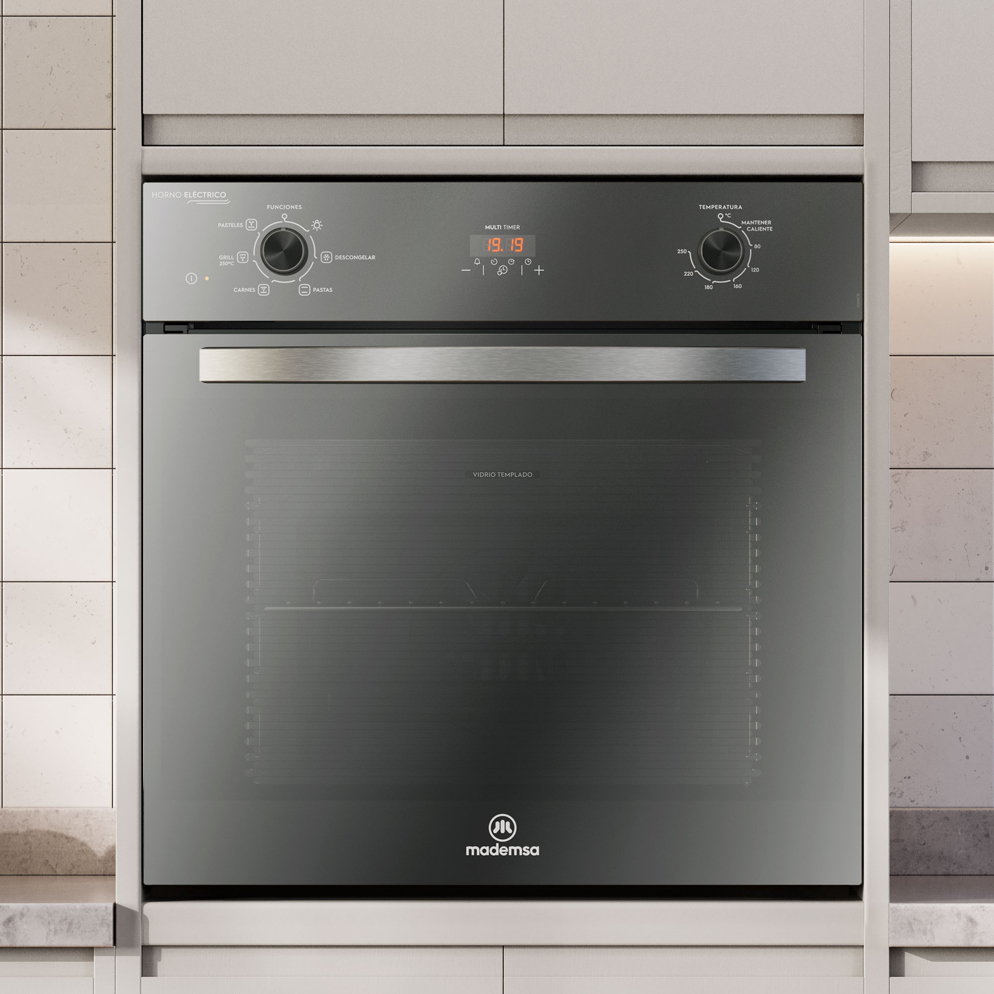 HORNO EMPOTRABLE ELE CTRICO 59L CONVECTOR Y TEMPORIZADOR OM6CX - 2