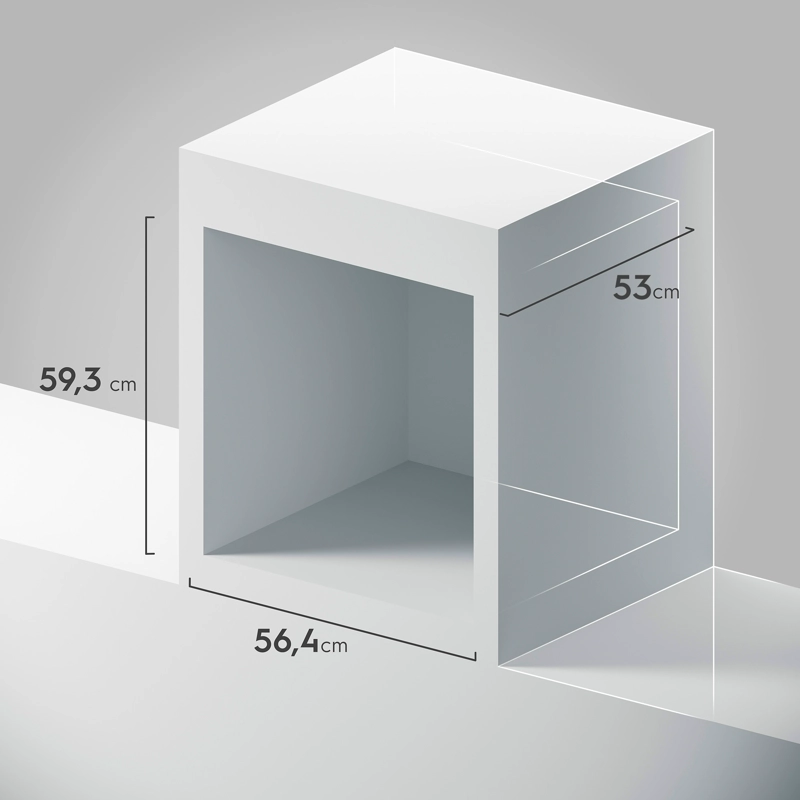 HORNO EMPOTRABLE ELE CTRICO 59L CONVECTOR Y TEMPORIZADOR OM6CX - 4