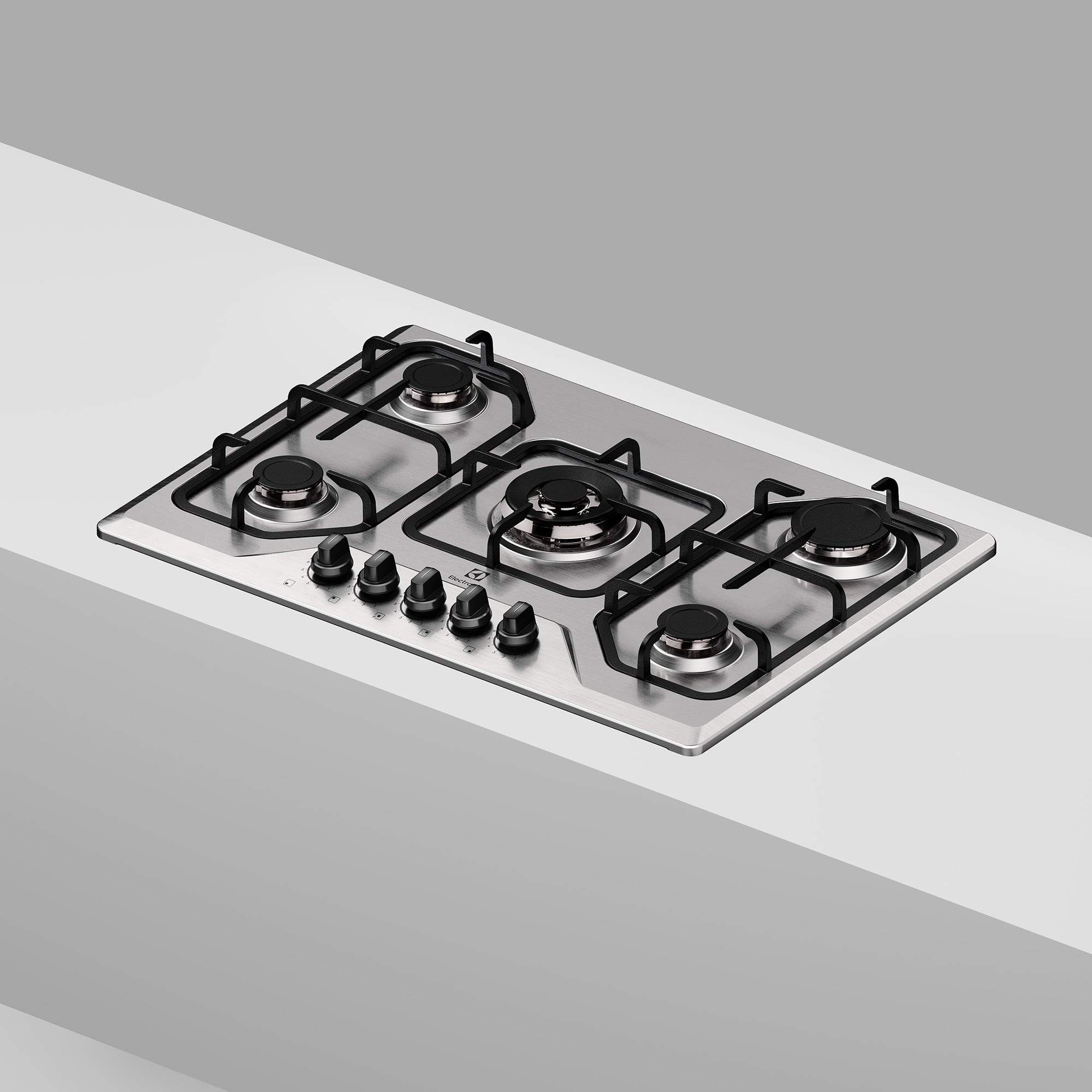 ENCIMERA A GAS 5 PLATOS EXPERIENCE MULTI LLAMA KE5XC INOX - 10