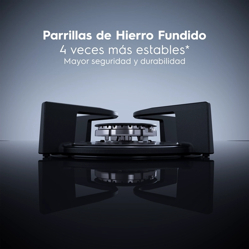 ENCIMERA A GAS 5 PLATOS EXPERIENCE MULTI LLAMA KE5GC - 7