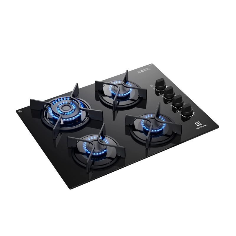 ENCIMERA A GAS 4 PLATOS EXPERIENCE TRIPLE LLAMA KE4GC - 6