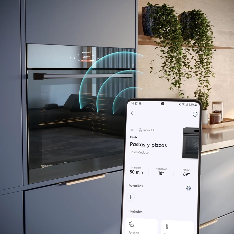 HORNO ELECTRICO EMPOTRABLE 80L FUNCION FREIDORA AIRE Y WI-FI - 2