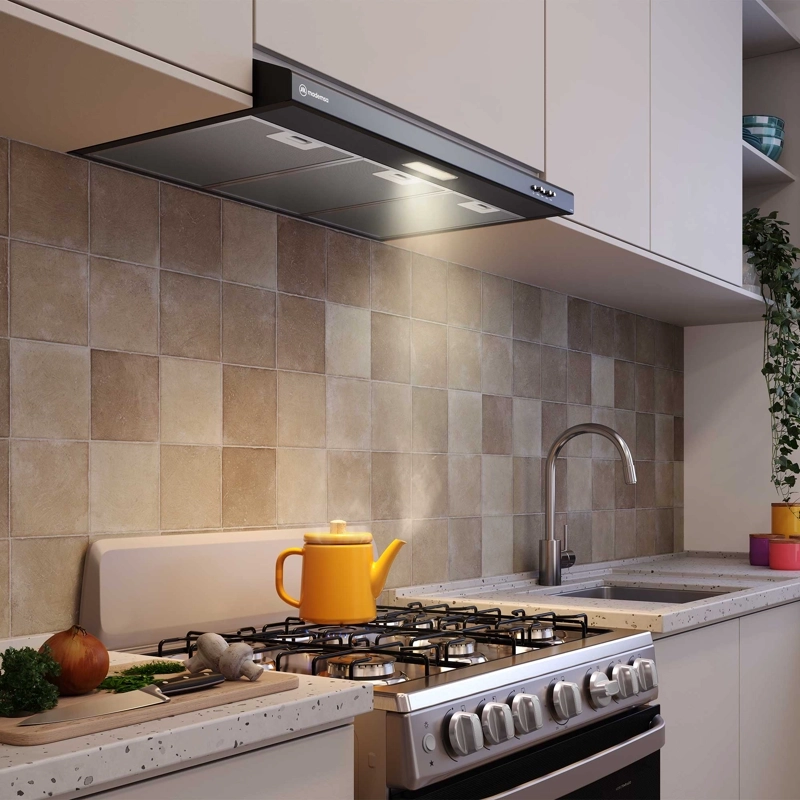 CAMPANA DE COCINA EXTRACTORA 80CM GRAN PODER SUCCION DM8SB - 7