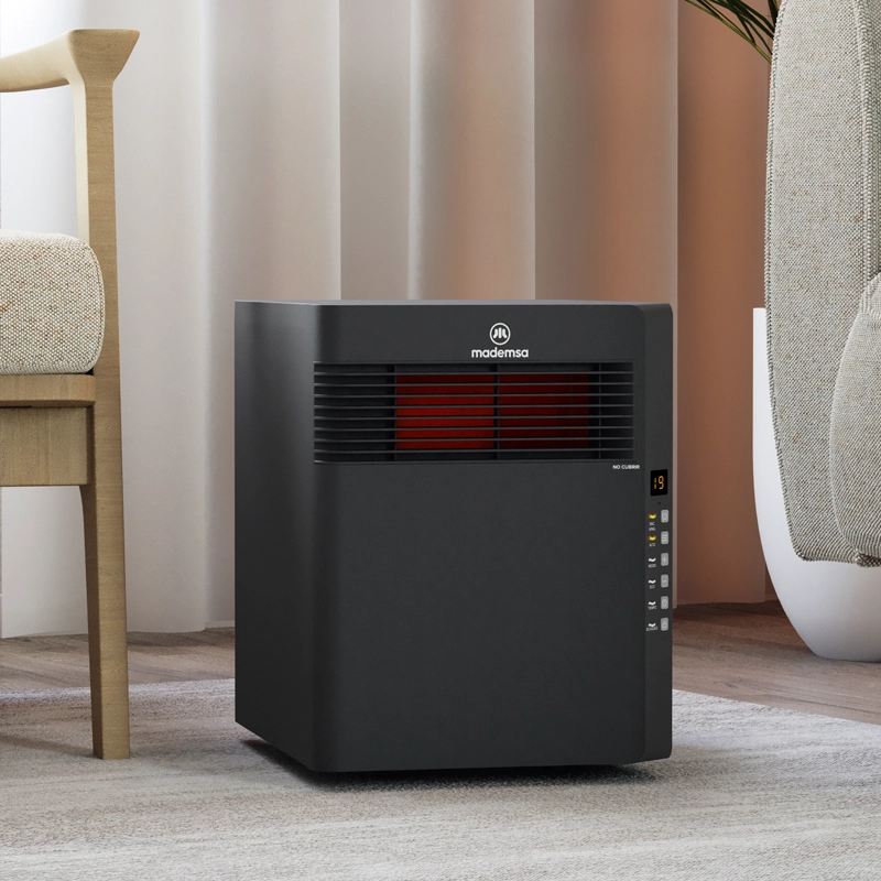 ESTUFA ELE CTRICA MADEMSA INFRARROJA 1500W DIGITAL ECO INF10 - 4