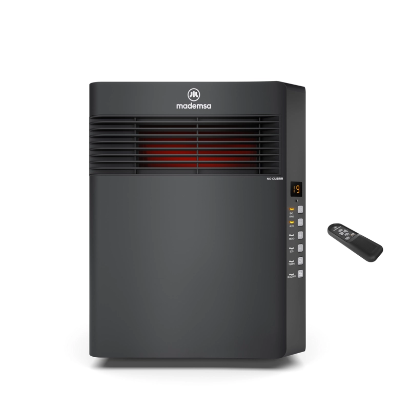 ESTUFA ELE CTRICA MADEMSA INFRARROJA 1500W DIGITAL ECO INF10 - 6
