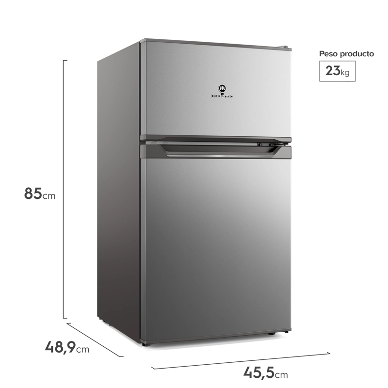 MINI REFRIGERADOR 83L FRIO DIRECTO TOP FREEZER INVERTER MMB80S - 5