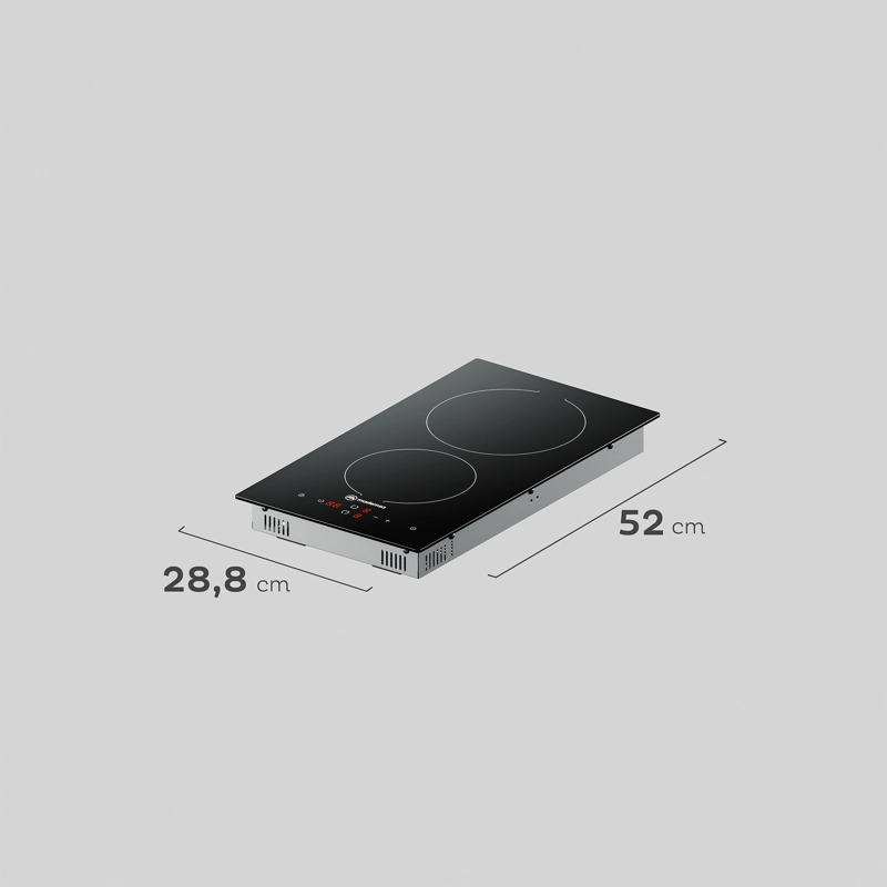 ENCIMERA ELE CTRICA 2 PLATOS MADEMSA VITROCERAMICA VM2TR - 7