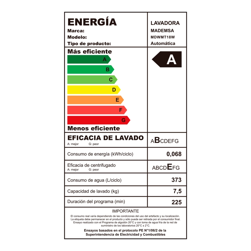 LAVADORA AUTOMATICA 18KG CARGA SUPERIOR MDWMT18W BLANCA - 5