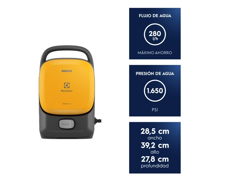 HIDROLAVADORA ELECTROLUX 1400W EFFICIENT EASYWASH QWS1650 - 4