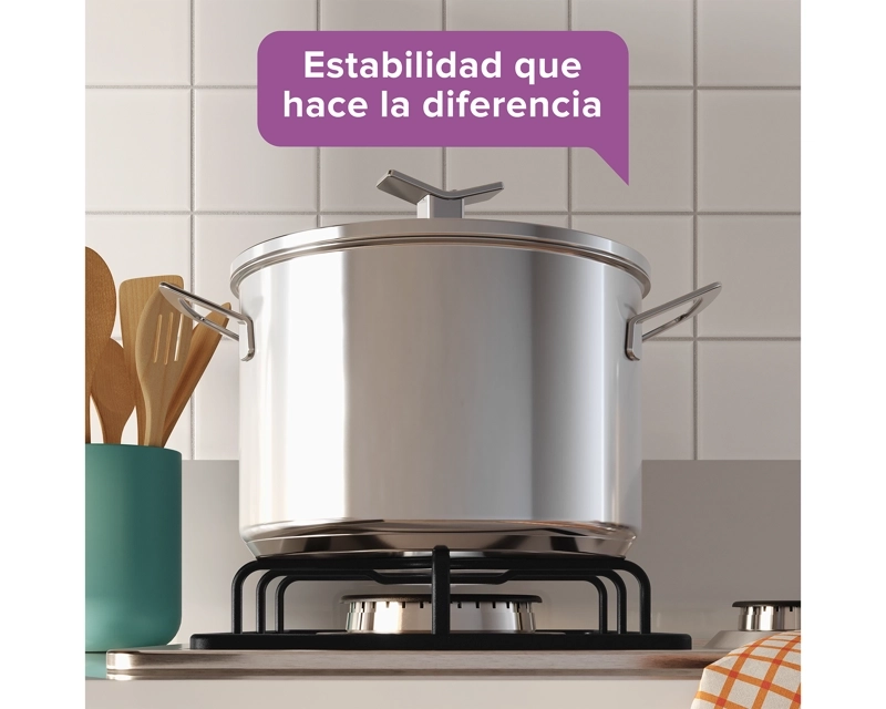 ENCIMERA A GAS 4 PLATOS ENCENDIDO AUTOMATICO KM4GX INOX - 5