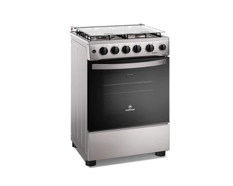 COCINA A GAS 4 PLATOS HORNO VAPOR Y TRIPLE LLAMA FM4SSC INOX - 3