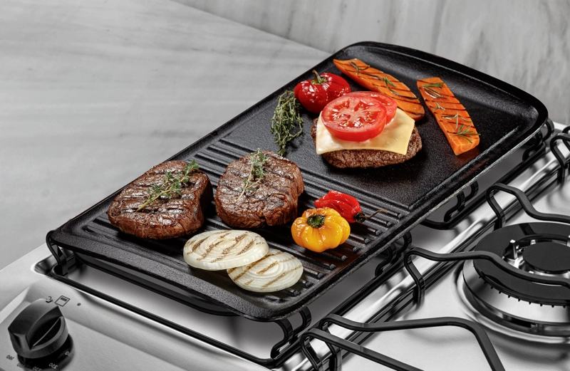 PLANCHA CHURRASQUERA GRILL HIERRO FUNDIDO ELECTROLUX - 3