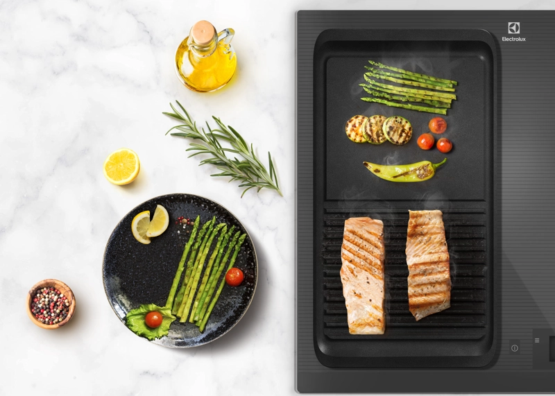 PLANCHA CHURRASQUERA GRILL HIERRO FUNDIDO ELECTROLUX - 5