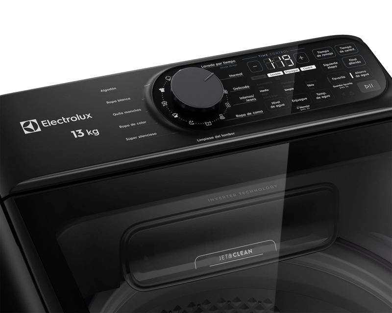 LAVADORA AUTOMATICA 13KG CARGA SUPERIOR INVERTER EMTL13IB NEGRA - 7