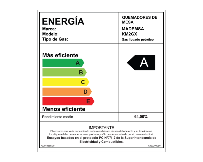 ENCIMERA A GAS 2 PLATOS PARRILLA PLETINA KM2GX INOX - 11