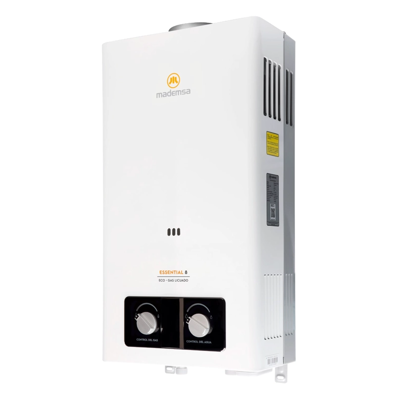 CALEFONT GAS LICUADO 8 LITROS TIRO NATURAL ESSENTIAL 8 ECO - 2