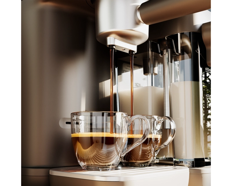 CAFETERA ESPRESSO 1,25L DIGITAL CAPSULA Y MOLIDO 1350W ECM70 - 6