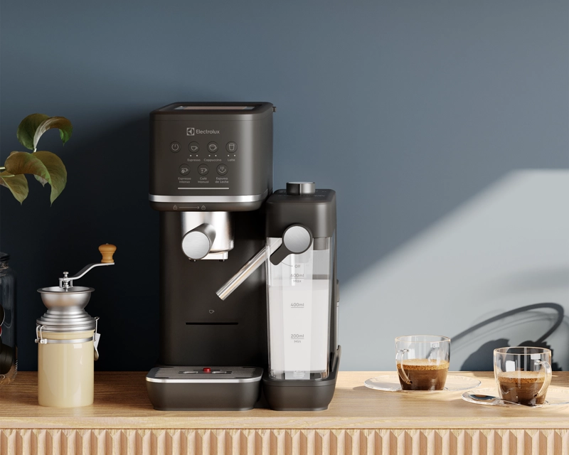 CAFETERA ESPRESSO 1,25L DIGITAL CAPSULA Y MOLIDO 1350W ECM70 - 7