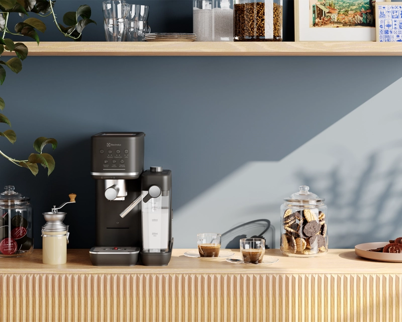 CAFETERA ESPRESSO 1,25L DIGITAL CAPSULA Y MOLIDO 1350W ECM70 - 8